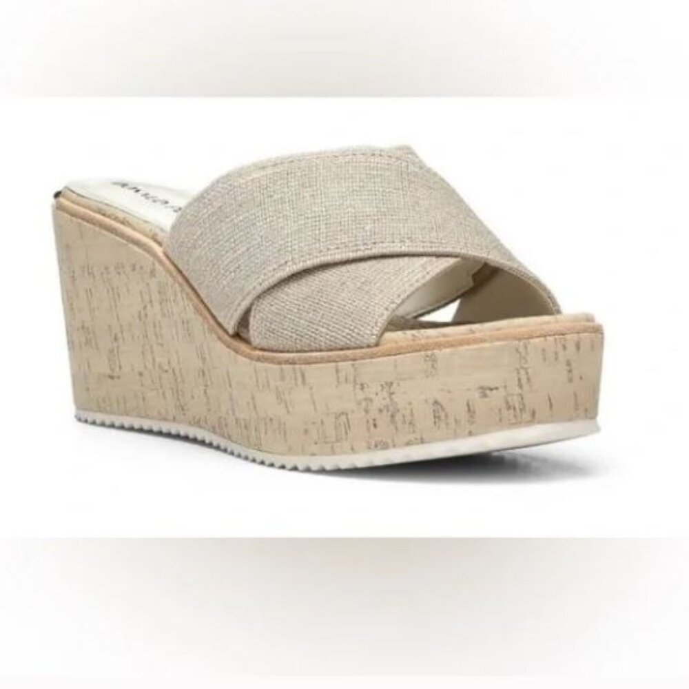 Donald Pliner Ideal Platform Wedge Sandal NIB size 6 Free Shipping